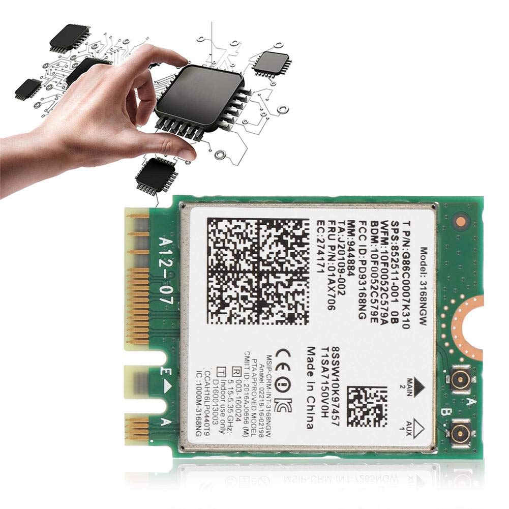 Intel 3165 3165NGW 3165AC Dual Band Wireless AC Bluetooth4.0 Mini