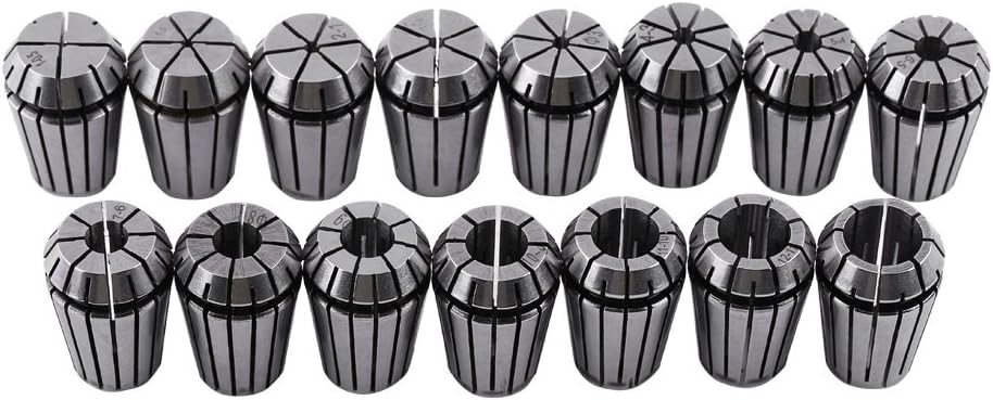 Yosoo 15Pcs Er20 Spring Collet Set for CNC Workholding Engraving Machine and Milling Lathe Tool 1-13Mm - Image 4
