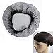 6Pcs Hairnets Reusable Hair Nets for Food Service or Sleeping, No Knot and Latex Free Elastic Edge Mesh (M, Black-6pcs)
