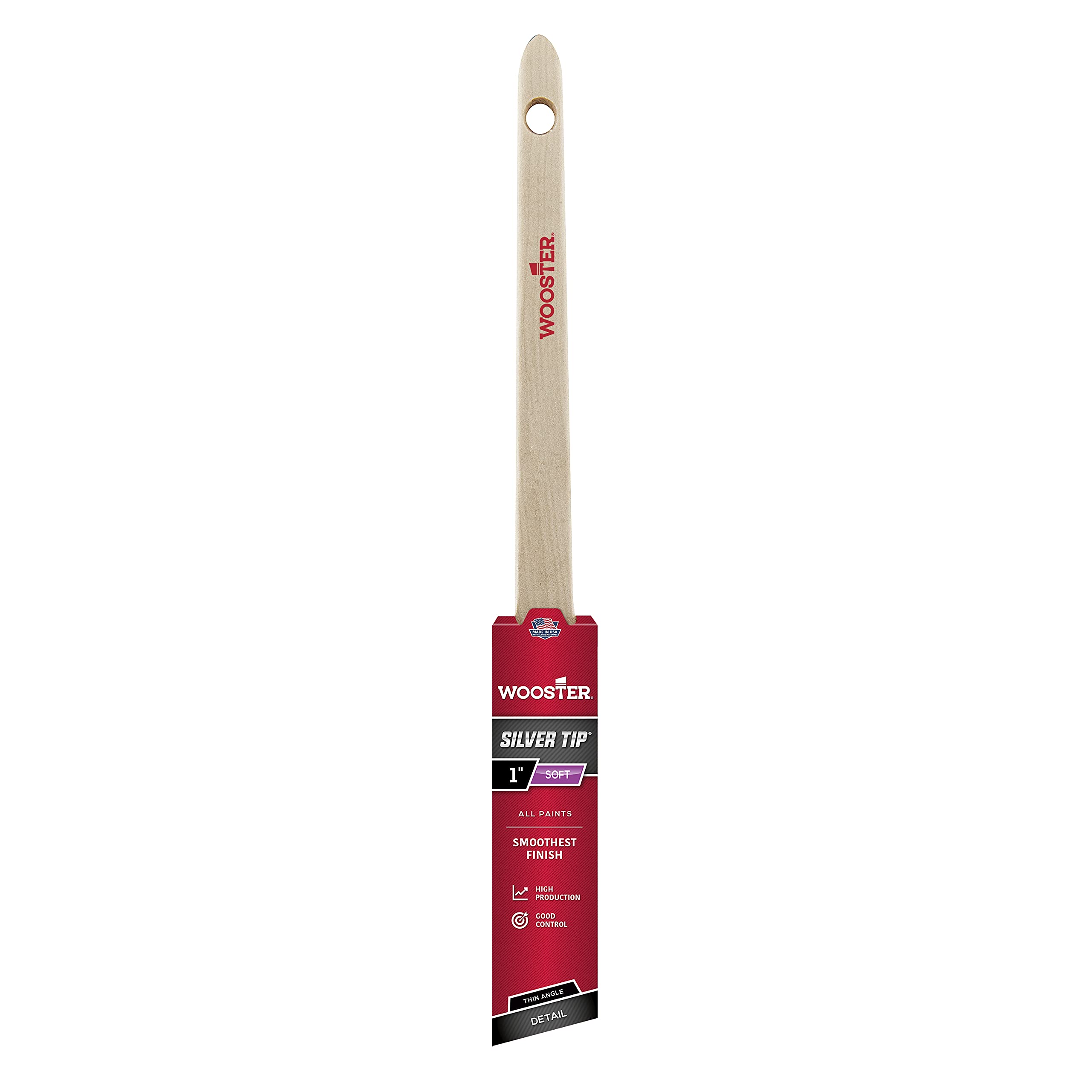 WOOSTER Brush 5224-1 SLV Tip Thin AS