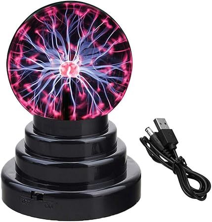 Beiaosu Sfera Al Plasma Globo Night Plasma Ball Touch Sensitive Lampada Al Plasma Usb Batteria Lightning Decorazione Creativa E Regalo Della Novita Amazon It Casa E Cucina