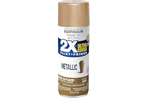 Rust-Oleum 327909 American Accents Spray Paint, 11 oz, Metallic Gold