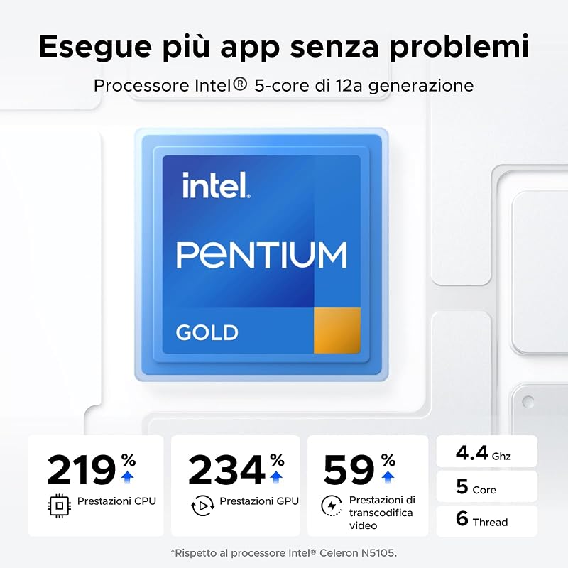 NASync DXP4800 Plus NAS 4 vani per famiglie e team (senza HDD)