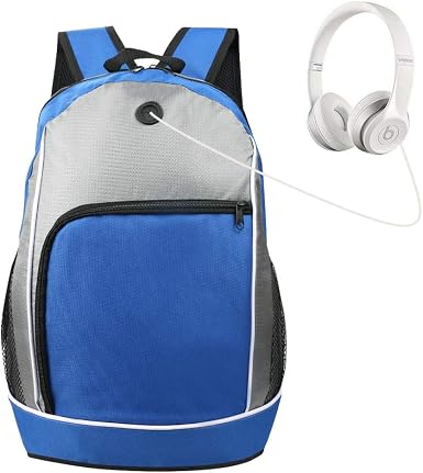 Amazon.com: Mochila para portátil de 17,3 pulgadas con puerto para  auriculares a prueba de golpes, resistente al agua, bolsa de viaje, mochilas  para el colegio de trabajo para hombres y mujeres, delgada
