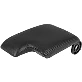 X AUTOHAUX Car Center Console Box Cover Armrest Replacement Black for BMW M3 2001-2006