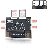 Micro SD Card Holder and SD Card Case, Memory Card Storage Organizer with USB Reader (Type C USB 3.0 Micro 2.0) for Micro SD, Micro SDHC, Micro SDXC,SD, SDHC, SDXC, MMC, RS MMC Card
