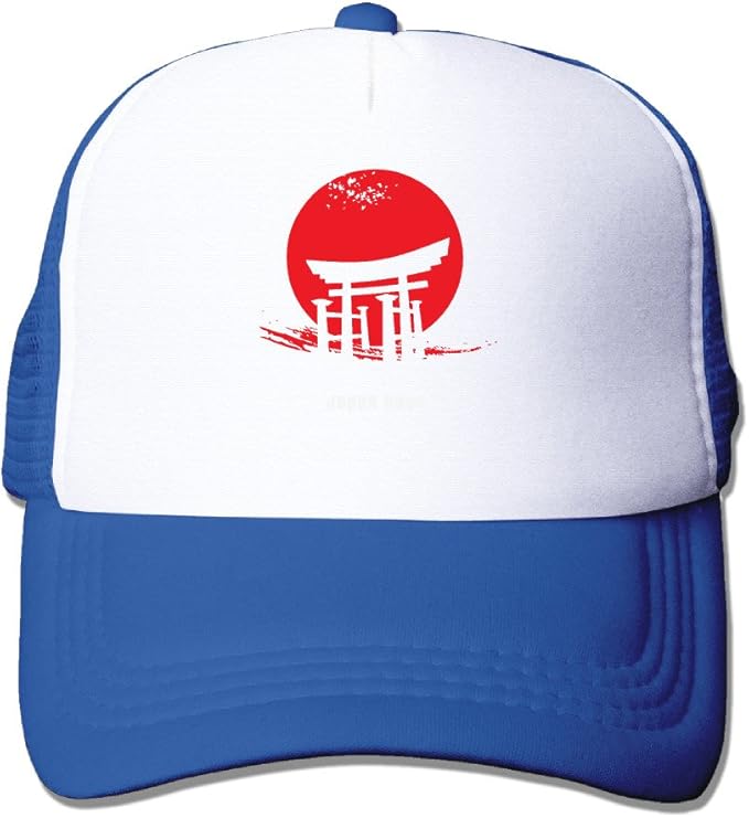 Amazon Kikeoco 外国人が喜ぶ日本のお土産 大好評日の丸 メッシュキャップ 野球帽 ハット ヒップホップ 帽子 ブルー キャップ 通販