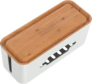 Caja organizadora de cables grande de 43 x 18 x 16 cm para ...