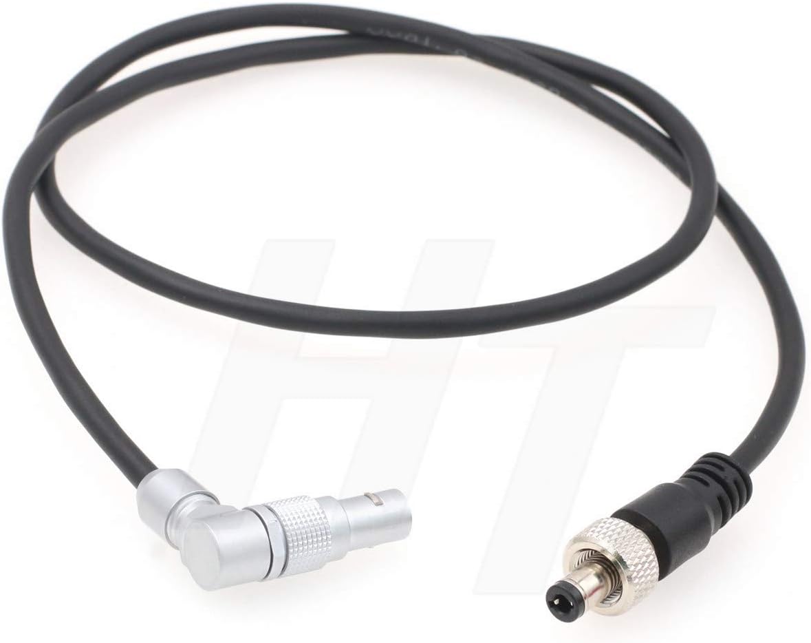 HangTon Rotated Right Angle 2 Pin to Locking DC Power Cable for Z CAM E2-F6 and Alexa Camera to Atomos Shogun Flame Monitor - Image 4