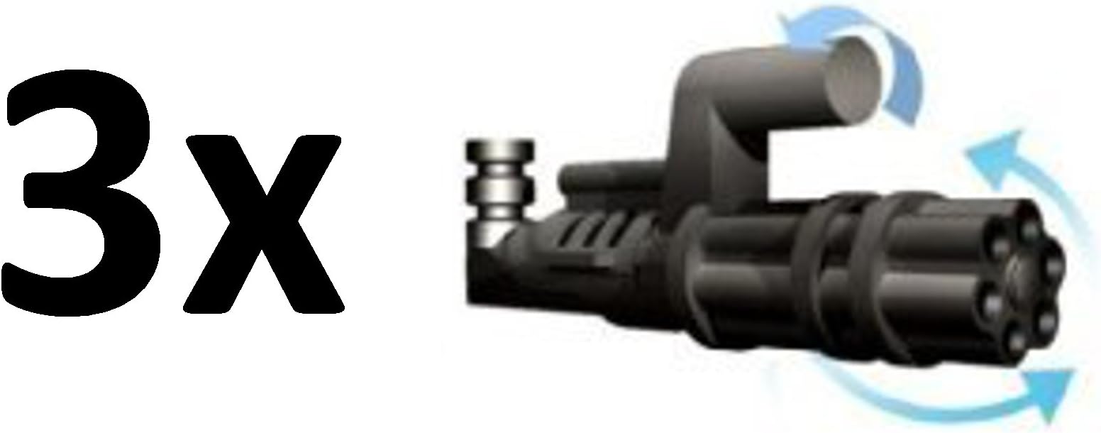 Little Arms 3 x Pathmaker Minigun Gatling for Minifigures