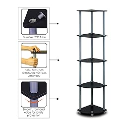 Furinno Turn-N-Tube 5 Tier Corner Display Rack