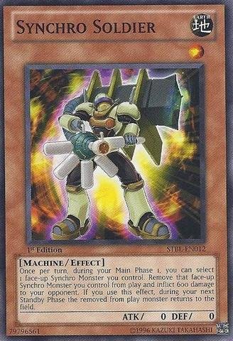 Yu-Gi-Oh! - Synchro Soldier (STBL-EN012) - Starstrike Blast - 1st Edition - Common