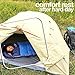 Half Dome Camping Sleeping Bag Set Women Men - Backpaking Outdoor Sleeping Option Ultralight Compact Sleeping Bag