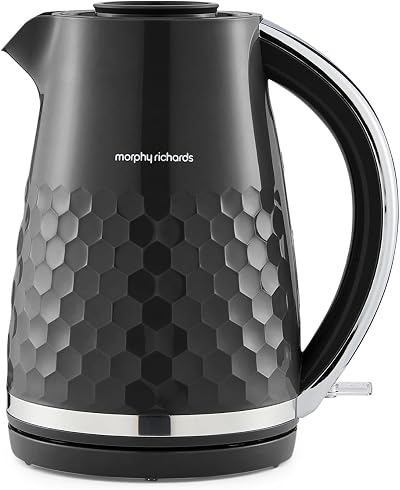 Morphy Richards Hive Kettle 1.5L 3KW Rapid Boil Easy Fill 360 Base Black