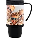 Thermo-Temp 16 oz. Black Acrylic DIY Create Your Own Travel Mug
