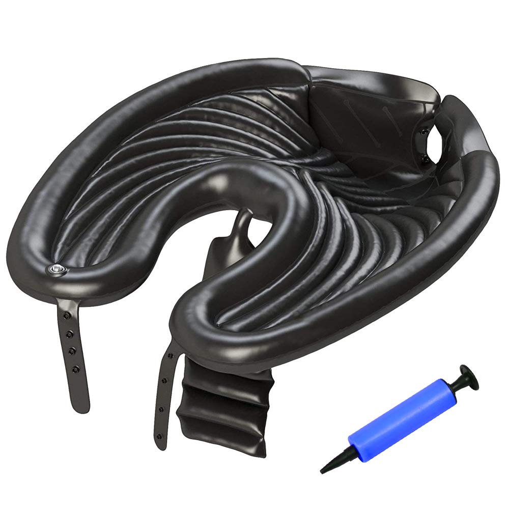 Portable Inflatable Hair Sink for Elderly, Disabled, Pregnant, Injured, Bedridden, Disabled to Wash Hair in Bed at Home (with Pump)