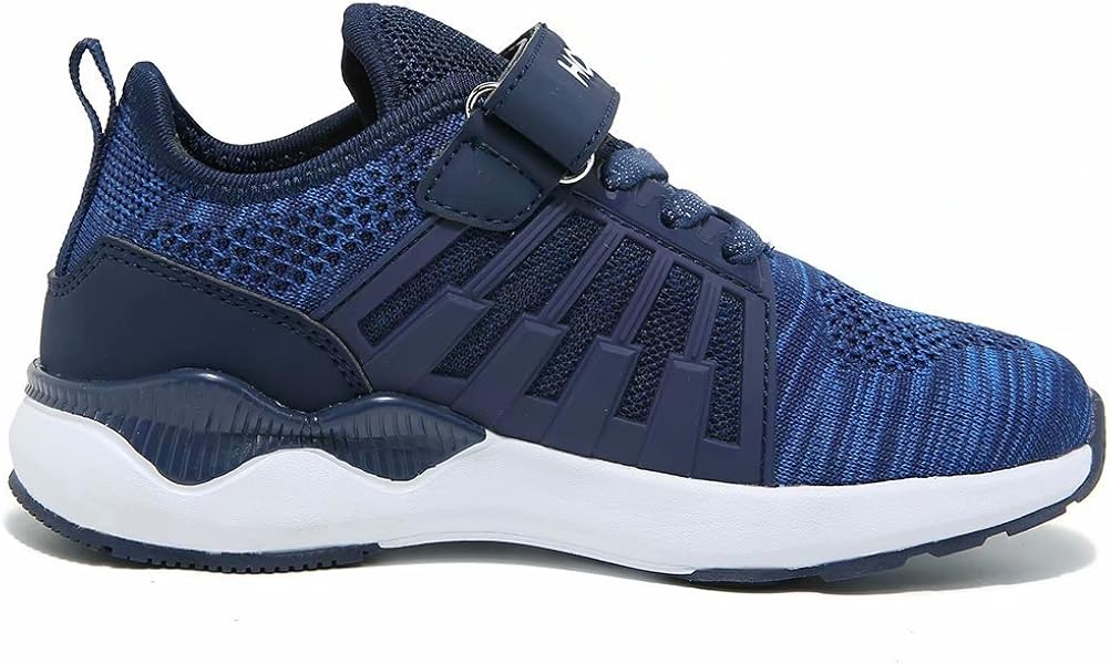  | HOBIBEAR Kids Breathable Knit Sneakers Lightweight Mesh Athletic Running Shoes | Running