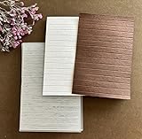 HIENAJ Wood Grain Background Embossing Folders for