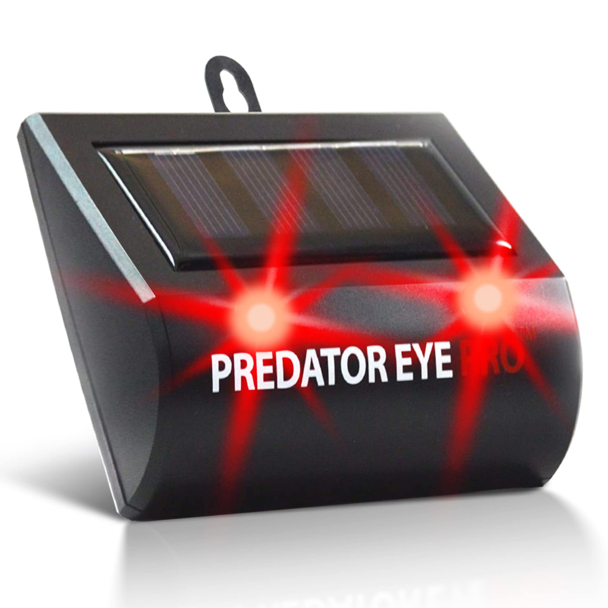 ASPECTEK Animal Repeller Predator Eye Pro Solar-Powered Night Terrors Night Protection Protection Against Nocturnal Animals, Birds, Raccoons, Owls, Wolves, Deer, Foxes, Dogs, Cats, Black Solar,1 Pack