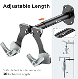 Sportneer Aluminum Bike Wall Mounts with 5 Levels Adjustment 55lbs Hangar view 3