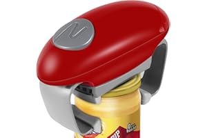 GEOHEE Powerful Torque Electric Jar Opener Automatic Opens Almost Size Lid,Automatic Jar Opener Tool with A Simple Button,Kitchen Gadget for Arthritic Weak Hands,Seniors