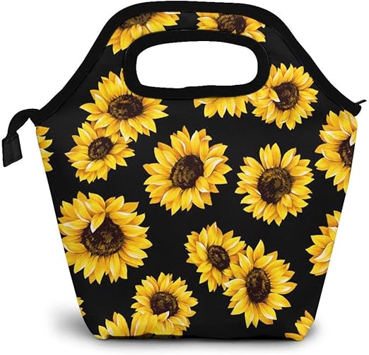 sunflower lunch bag