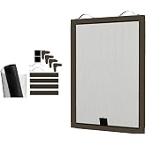 Window Screen Replacement Kit, 36", 48" and 60" Window Frames, White or Bronze, with Screen Mesh Roll. Easy Installation!