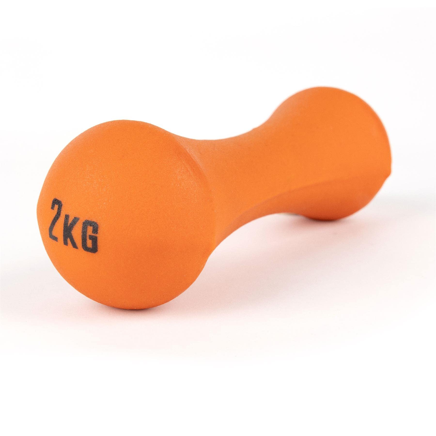 Phoenix Fitness RY928 Neoprene Dumbbell Weight for Home and Gym Fitness Exercise Workout Training for Arms and Hands, Single, 2KG, Orange