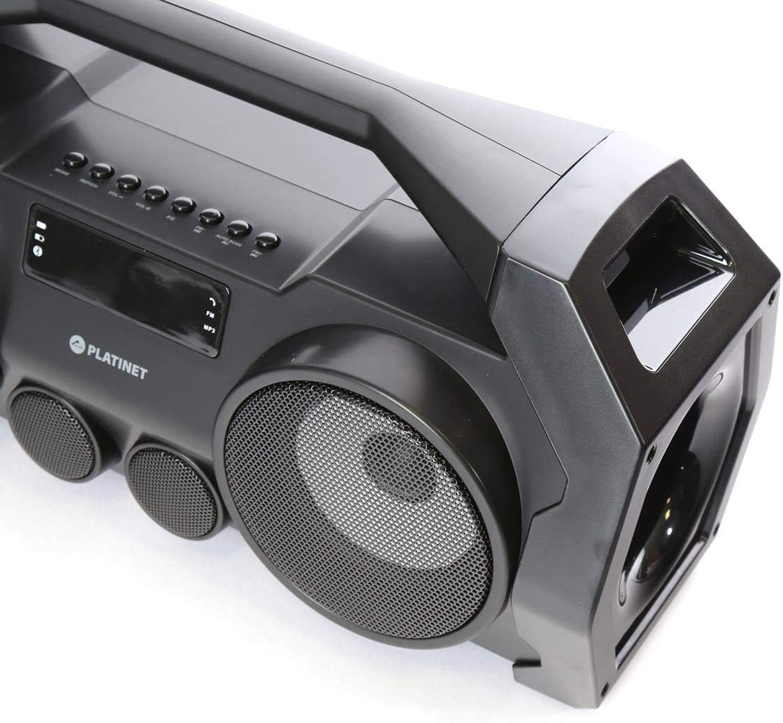 platinet pmg76b boombox speaker bluetooth black