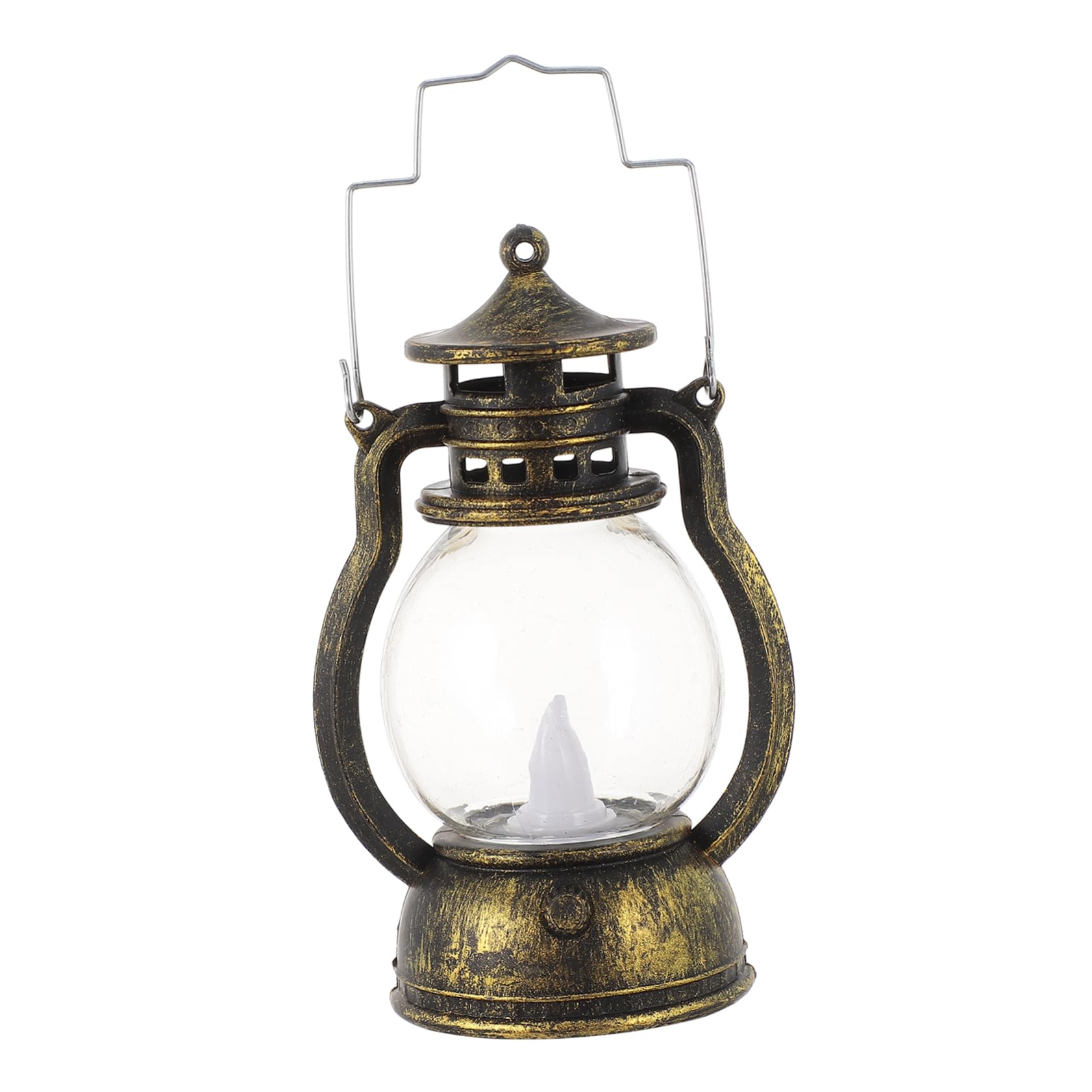 Milisten Portable Led Retro Camping Lantern Handheld Light for Tent Hiking Outdoor Emergency Use