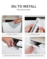 BaiNong 5 Pack 8 inch self Adhesive Cabinet pulls