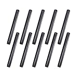 1/2" x 8" Black Painted Iron Pipe, Home TZH 10 Pack