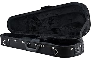 Knox Gear Tenor Ukulele Case - Durable, Water-Resistant, Padded, Protective Case with Handle, Adjustable Shoulder Strap and Storage Pouch (Black)