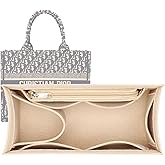 Lckaey purse insert for book tote bag organizer large bag organizer insert 2008khaki-X Large