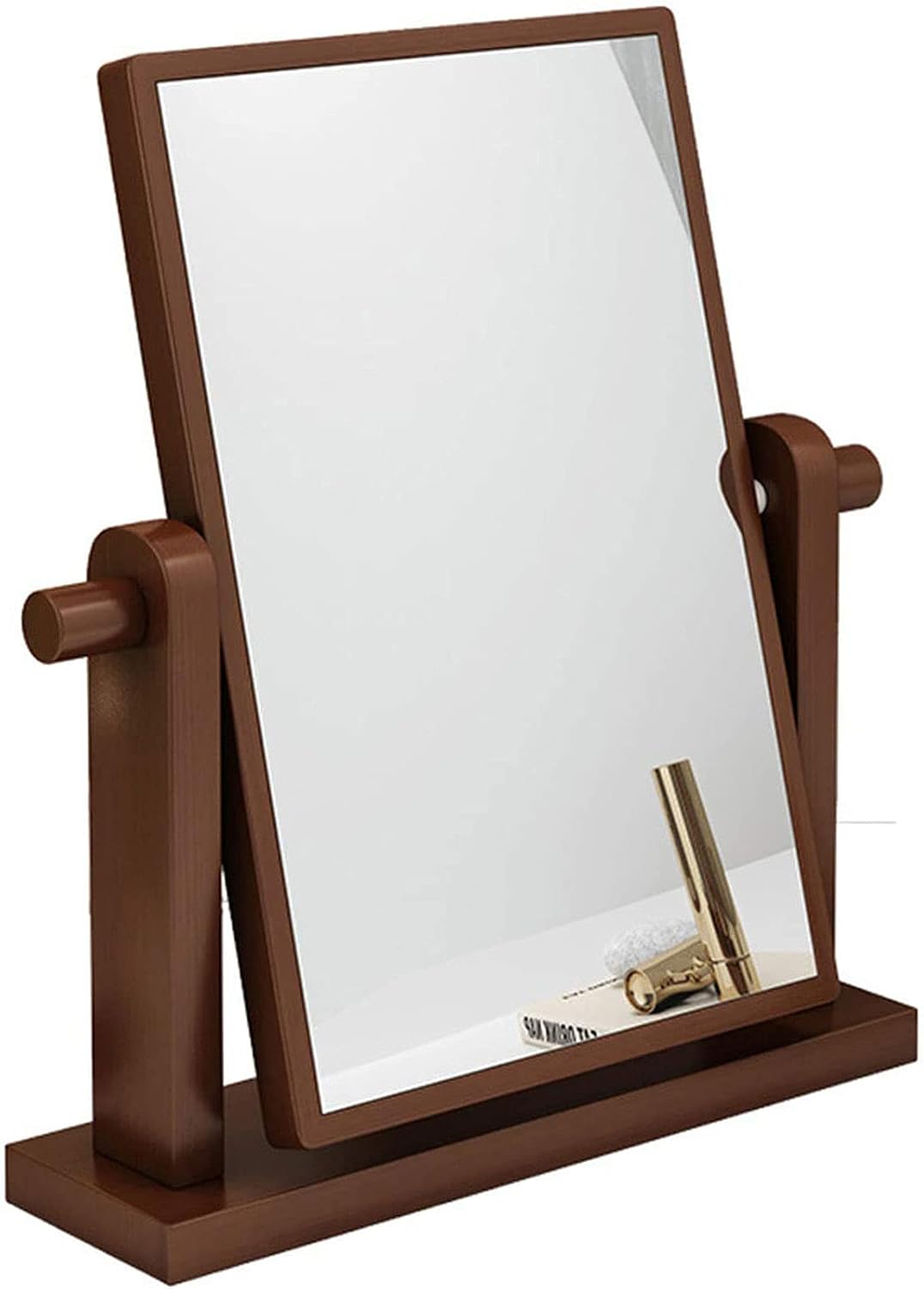 Wooden Frame Vanity Mirror Nordic Style Dressing Table Vanity