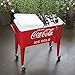 80-Quart Rolling Retro Coca-Cola Coolerthumb 2