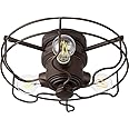Quorum International 1905-86 I Windmill Fan Collection Compatible Dimmable LED Three Bulb Cage Light Kit I Oiled Bronze Finis