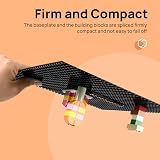 Lekebaby 4 Pack Classic Base Plates 25.5 x 25.5 cm Black Compatible view 3