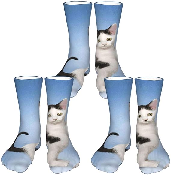 Amazon Co Jp 靴下 ソックス 猫柄 かわいい 猫ヨガ 3足セット 可愛いソックス 抗菌防臭 レディース 通気性抜群 メンズ 吸汗速乾 防寒 部屋着 秋冬 通学 通勤 室内 アウトドア 服 ファッション小物