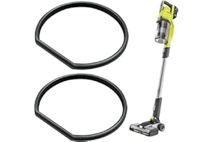 MITCHENIFY 2PCS Replacement Gasket Compatible with Ryobi 18v Stick Vacuum Cordless Dust Bin Lid, Canister Missing Seal Attachments for PCL720, PBLSV716, PBLSV717, Silicone
