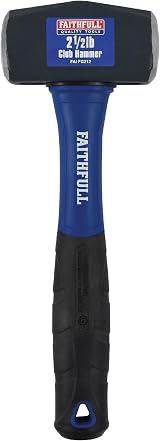 Faithfull FAIFG212 Club Hammer 2.5lb 1.1kg Fibreglass Handle Demolition view 7