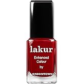 LONDONTOWN lakur Nail Polish - Chip-Resistant, Non-Toxic, Conditions & Hydrates Nails | Glossy Scarlet Red, Vendetta, .40 fl oz