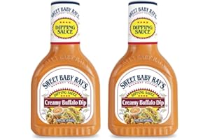 J AND P ENTERPRISES Sweet Baby Ray's Creamy Buffalo Wing Dipping Sauce (Pack of 2) 14 oz Bottles