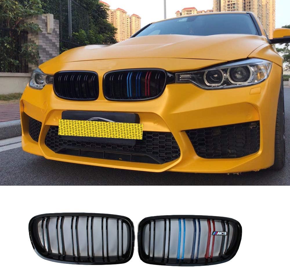 Gloss M Color M3 style Front Replacement Kidney Grill for 3 Series F30 F31 ABS 2012-2018