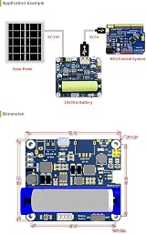 Waveshare Solar Power Management MPPT Charger USB 6-24V Panel IoT Projects view 3