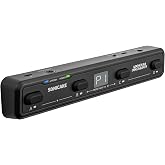 SONICAKE MIDI Foot Controller, 4 Buttons BT Footswitch - Pocket Control | Wired/Wireless MIDI transmission, USB host, APP control, Rechargeable page turner pedal for musician live performance studio