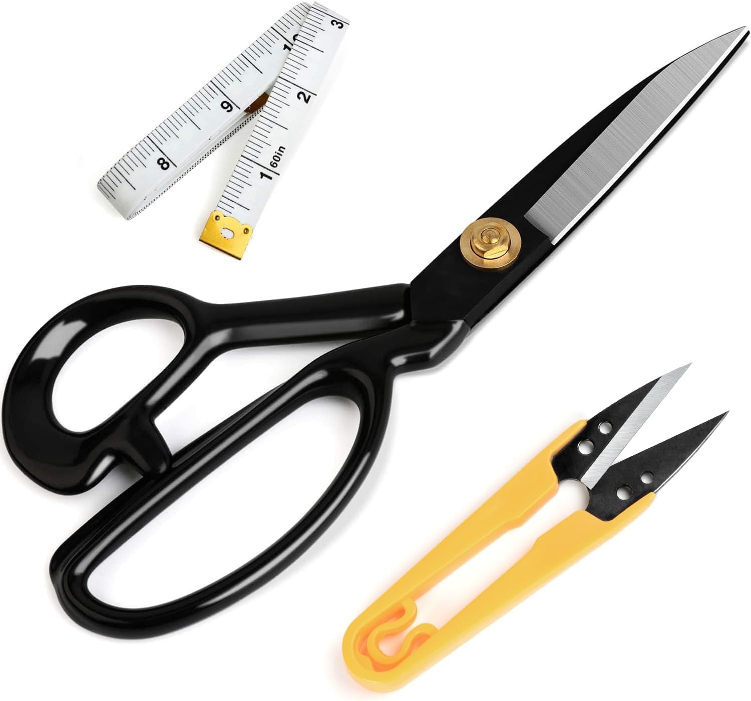 Professional Tailor Scissors 8 Inch(20.3cm) for Cutting Fabric Heavy Duty Scissors for Leather Cutting Industrial Sharp Sewing Shears for Home Office Artists Dressmakers