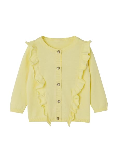 Vertbaudet Strickjacke Baby Madchen Volants Amazon De Bekleidung