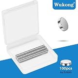 Wukong 4x1 mm Tiny Magnets 100 Pack Epoxy Fridge Model Craft DIY Whiteboard view 4