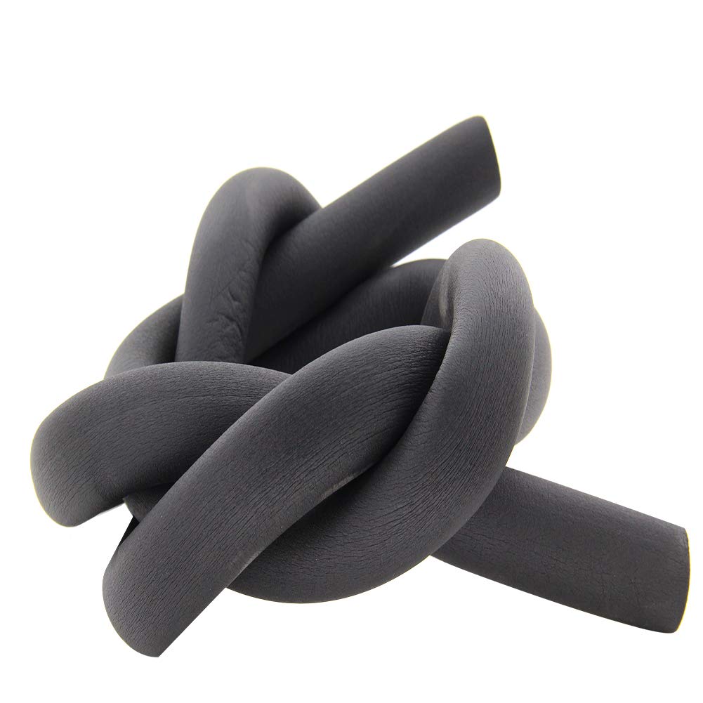Othmro Foam Hose Pipe Insulation Air Conditioner Heat Insulation Pipe Black 13mmx9mmx1.8m 1 Pcs